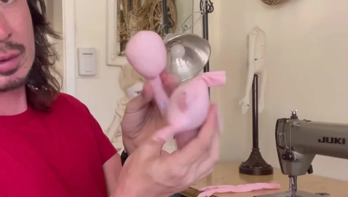 Attach the tail to the body: Topstitch the tail to the body. Consider adding a decorative element (sequin fabric, ruffle) to conceal the seam.