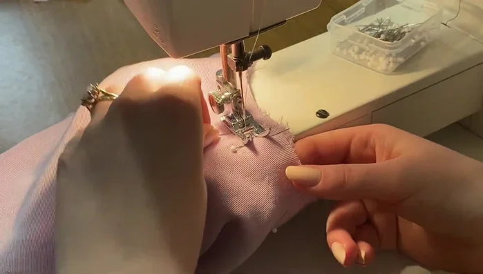 Sew sleeve seams.