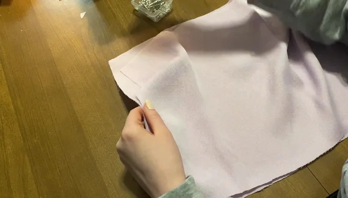 Repeat steps 12 & 13 for bottom tier skirt panels (using three panels for an A-line shape).