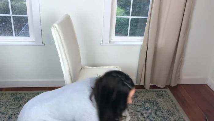 Close the ruffle seam, pin where you want the stitching to be, and stitch along the pinned lines. Trim the excess fabric.