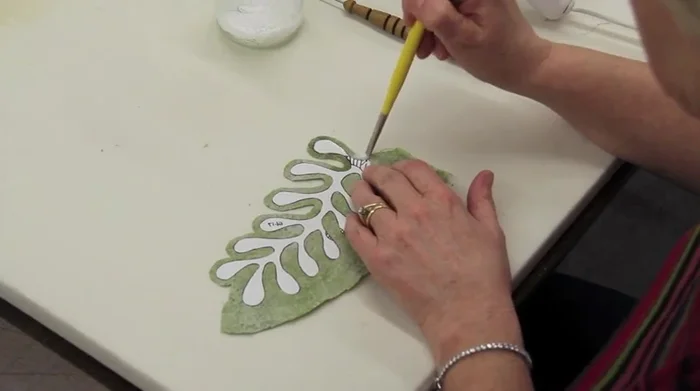 Repeat steps 5-7 for all curves and sections of the fabric.