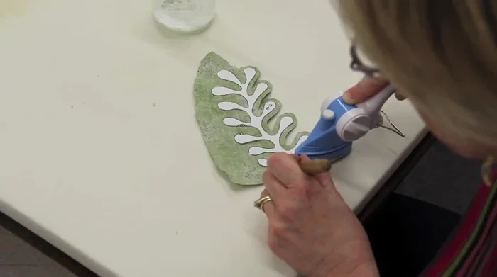 Repeat steps 5-7 for all curves and sections of the fabric.