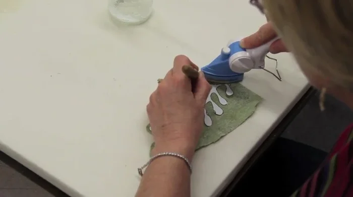 Repeat steps 5-7 for all curves and sections of the fabric.