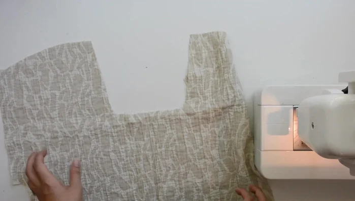 Stay stitch front and back necklines.