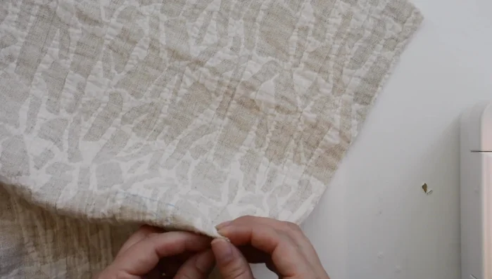 Sew darts on front pieces (using the quick-finish method described below).