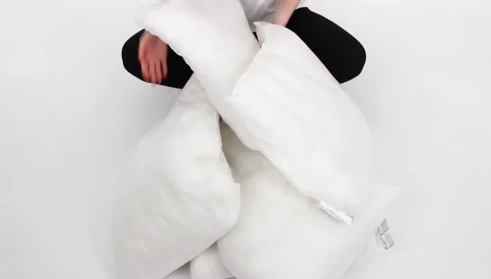 Sew the final seam closed.