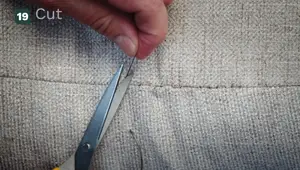 Invisible Double Blind Stitch: Professional Furniture Repair
