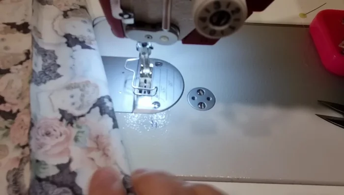 Reinforce Bottom Seam: Topstitch the bottom seam allowance to one side for added support.