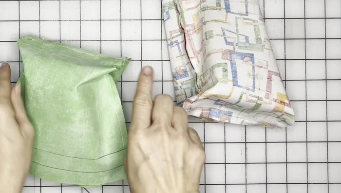 Repeat step 8 for the lining.