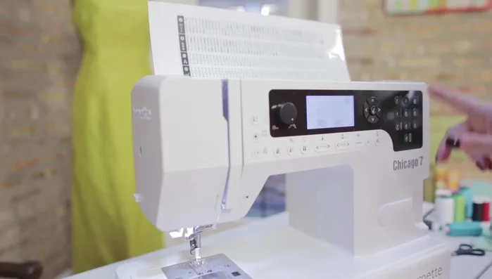 Sew the decorative stitches in a free-form manner along the desired areas.