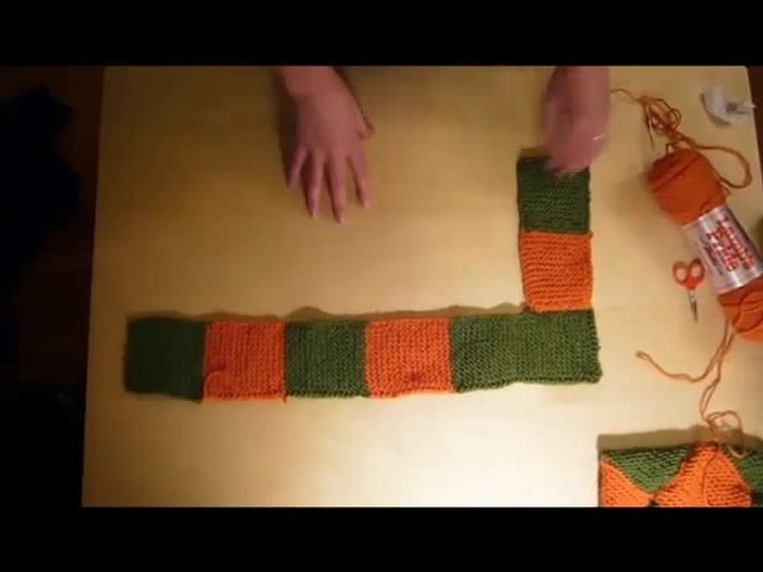 Fold the slipper over so the folded section faces inward. Sew this seam securely.