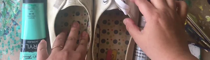 Prepare your workspace and clean your shoes.