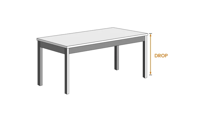 Determine Drop Length: Decide how far you want the tablecloth to hang below the table's edge (10-12 inches for casual, floor-length for formal). Measure table length, width, and height.