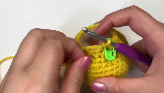 Round 16: Invisible decrease, single crochet in the next stitch, repeat (12 stitches total).