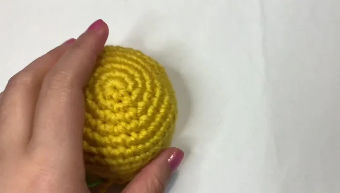 Round 16: Invisible decrease, single crochet in the next stitch, repeat (12 stitches total).